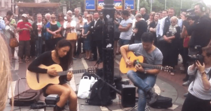 WATCH: Nothing To See Here Just Rodrigo y Gabriela Busking On Grafton Street WATCH: Nothing To See Here Just Rodrigo y Gabriela Busking On Grafton Street