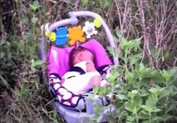 Jogger Finds Baby Strapped To Car Seat Dumped On Side Of The Road Jogger Finds Baby Strapped To Car Seat Dumped On Side Of The Road