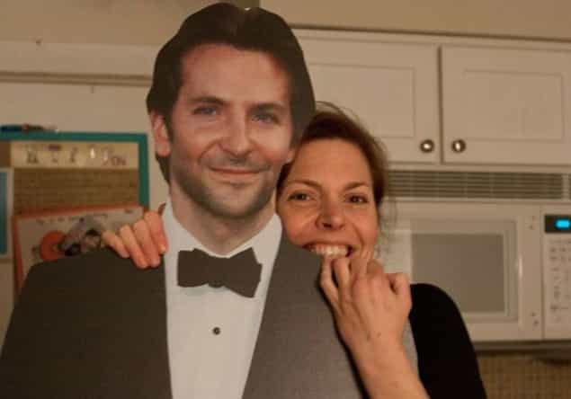 Woman Makes Up Life With Cardboard Cut-Out Of Bradley Cooper Woman Makes Up Life With Cardboard Cut-Out Of Bradley Cooper