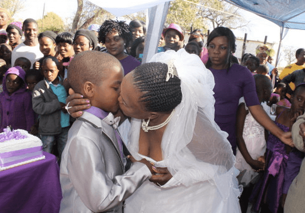 62-Year-Old Woman Marries 9-Year-Old Boy For The Second Time 62-Year-Old Woman Marries 9-Year-Old Boy For The Second Time