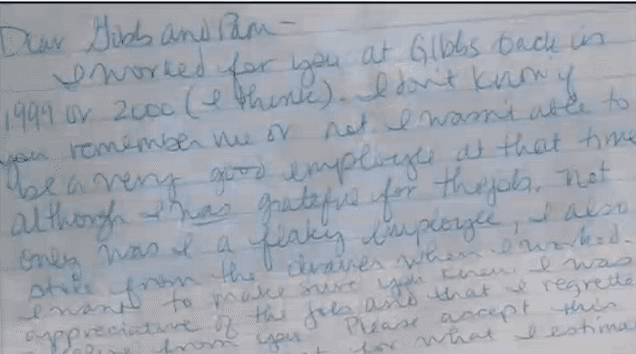 “I Regret It” – Woman Returns Stolen $200 To Bar Owners 15 Years Later With Apology Note “I Regret It” – Woman Returns Stolen $200 To Bar Owners 15 Years Later With Apology Note