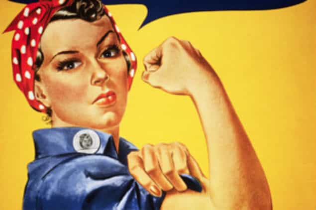 PIC: Beyonce Takes On Girl Power With Imitation Of Iconic WWII Poster PIC: Beyonce Takes On Girl Power With Imitation Of Iconic WWII Poster