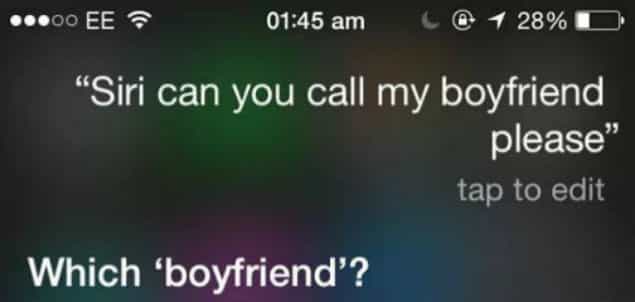Think You’re Over Your Ex? Well Siri Isn’t… Think You’re Over Your Ex? Well Siri Isn’t…