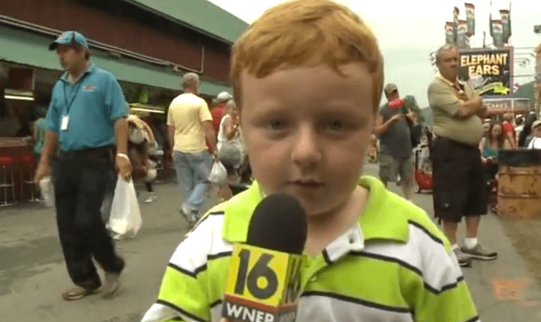 VIDEO: Apparently, This Child was Born to be a Reporter VIDEO: Apparently, This Child was Born to be a Reporter