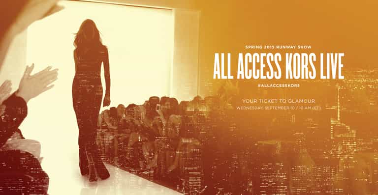 Access All Areas – See NY Fashion Week with Michael Kors Access All Areas – See NY Fashion Week with Michael Kors