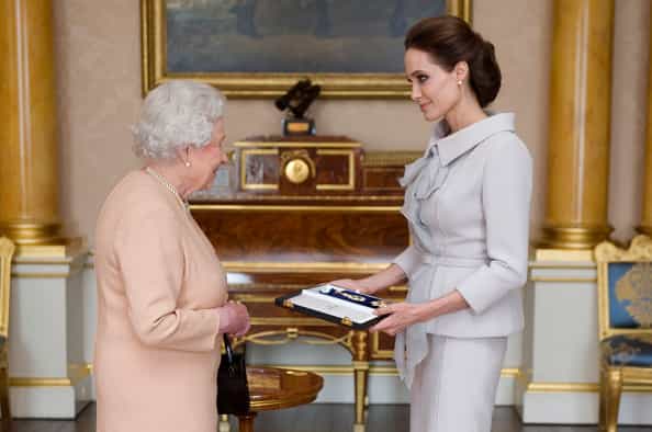 When Angelina Met Elizabeth… Jolie Becomes an Honorary Dame When Angelina Met Elizabeth… Jolie Becomes an Honorary Dame