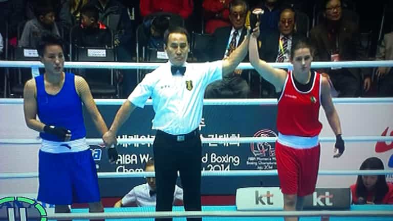 WINNER! Katie Taylor Headed For The Final After A TKO Semi-Final Win WINNER! Katie Taylor Headed For The Final After A TKO Semi-Final Win