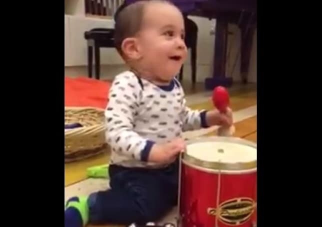Simon Cowell Shares Video of Son Eric Playing the Drums to a One Direction Song Simon Cowell Shares Video of Son Eric Playing the Drums to a One Direction Song