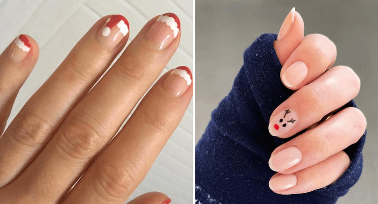 Christmas nail appointment? Here are 6 simple festive looks Christmas nail appointment? Here are 6 simple festive looks