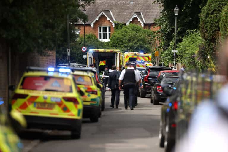 Multiple children fighting for their lives after car crashes into primary school Multiple children fighting for their lives after car crashes into primary school