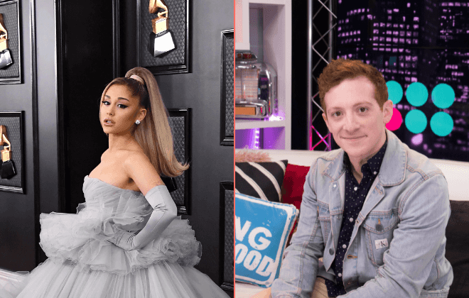 Ariana Grande and Ethan Slater spotted together at Disneyland Ariana Grande and Ethan Slater spotted together at Disneyland