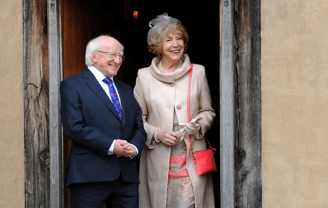Sabina Higgins is undergoing treatment for breast cancer Sabina Higgins is undergoing treatment for breast cancer