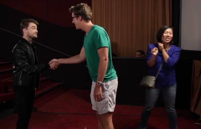 VIDEO – Daniel Radcliffe Surprises Fans After Screening Of His Film, Proves He Is Absolutely Adorable VIDEO – Daniel Radcliffe Surprises Fans After Screening Of His Film, Proves He Is Absolutely Adorable