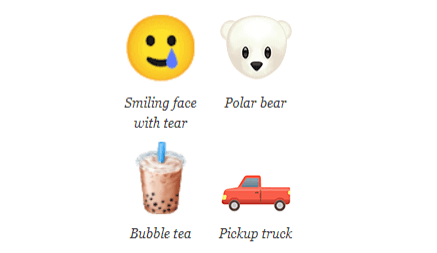 Ninjas, beavers and screwdrivers among 117 new emojis coming to a phone near you Ninjas, beavers and screwdrivers among 117 new emojis coming to a phone near you