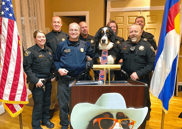 Parker the Snow Dog has been voted the honorary mayor of a town in Colorado and yeah, he’d have our vote Parker the Snow Dog has been voted the honorary mayor of a town in Colorado and yeah, he’d have our vote