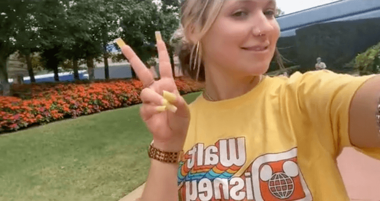 Woman escorted from Disney World for “inappropriate” top Woman escorted from Disney World for “inappropriate” top