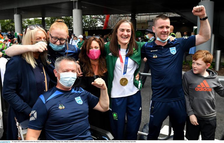 Inspiring scenes as Kellie Harrington arrives home to Dublin Inspiring scenes as Kellie Harrington arrives home to Dublin