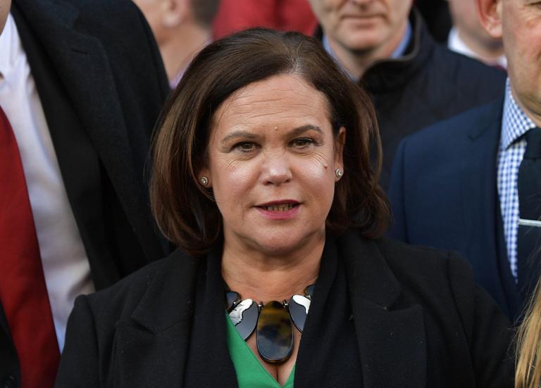 Mary Lou McDonald condemns “homophobic” protest outside Leo Varadkar’s home Mary Lou McDonald condemns “homophobic” protest outside Leo Varadkar’s home