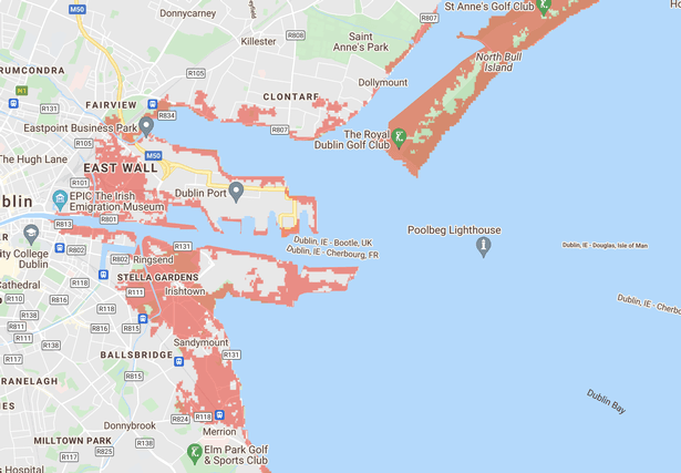 These parts of Ireland could be under water by 2030