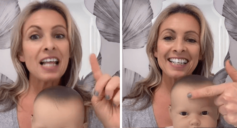 Massage instructor shows a simple hack to get your baby to go to sleep Massage instructor shows a simple hack to get your baby to go to sleep