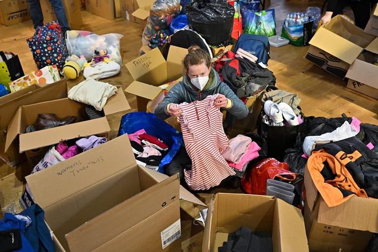 Ukrainian charity drive given heels and underwear detail what’s really needed Ukrainian charity drive given heels and underwear detail what’s really needed