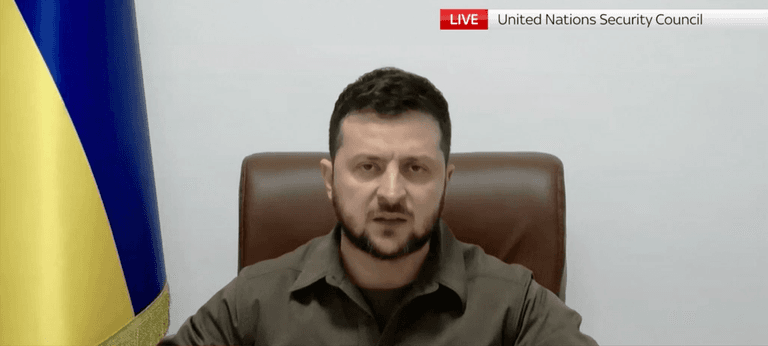 Ukraine civilians had tongues cut out by Russian troops, Zelenskyy tells UN Ukraine civilians had tongues cut out by Russian troops, Zelenskyy tells UN