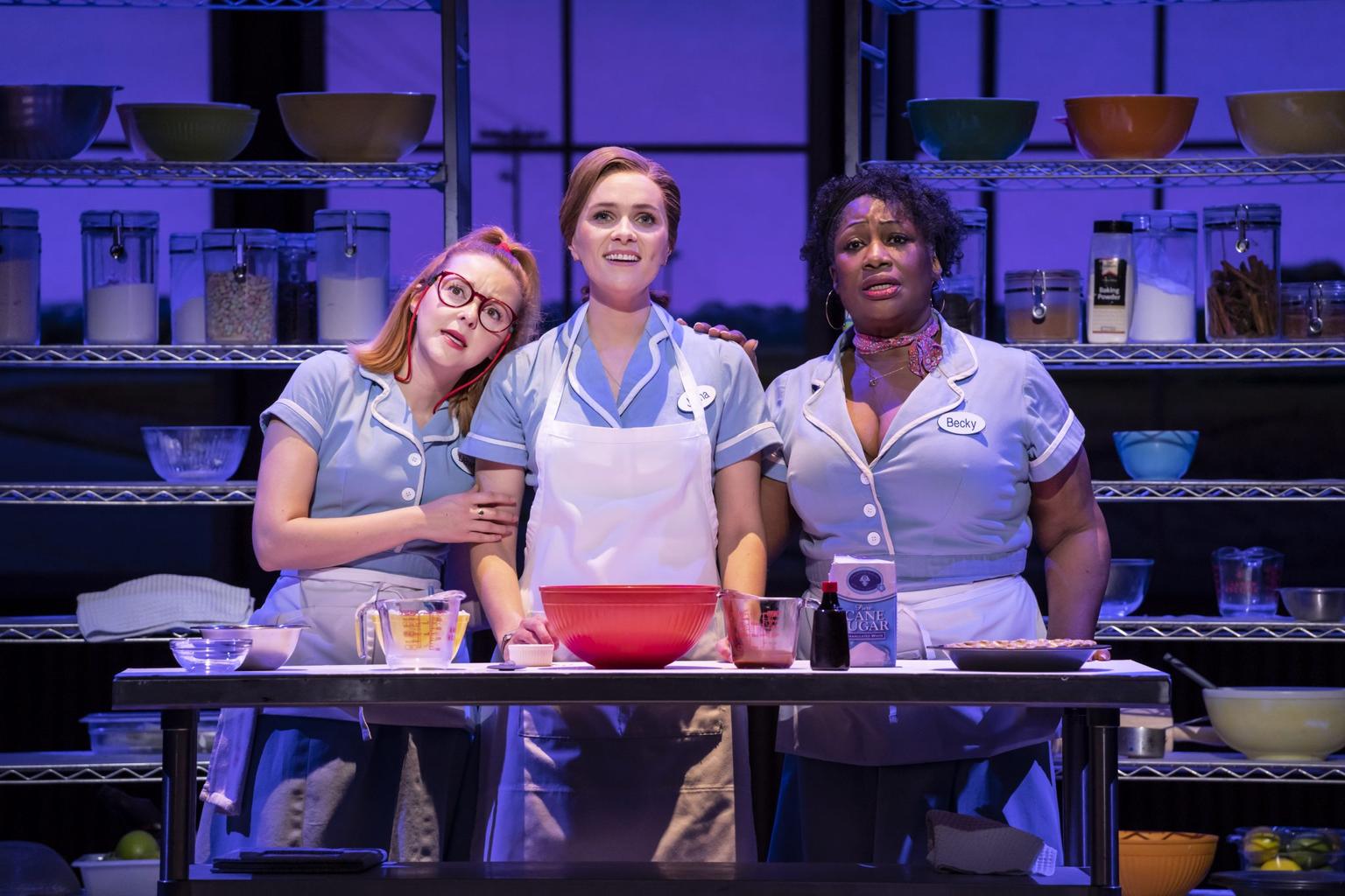 The cast of Waitress the musical on the must see show of the summer