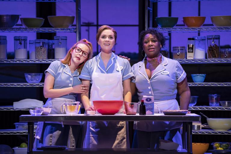 The cast of Waitress the musical on the must see show of the summer The cast of Waitress the musical on the must see show of the summer