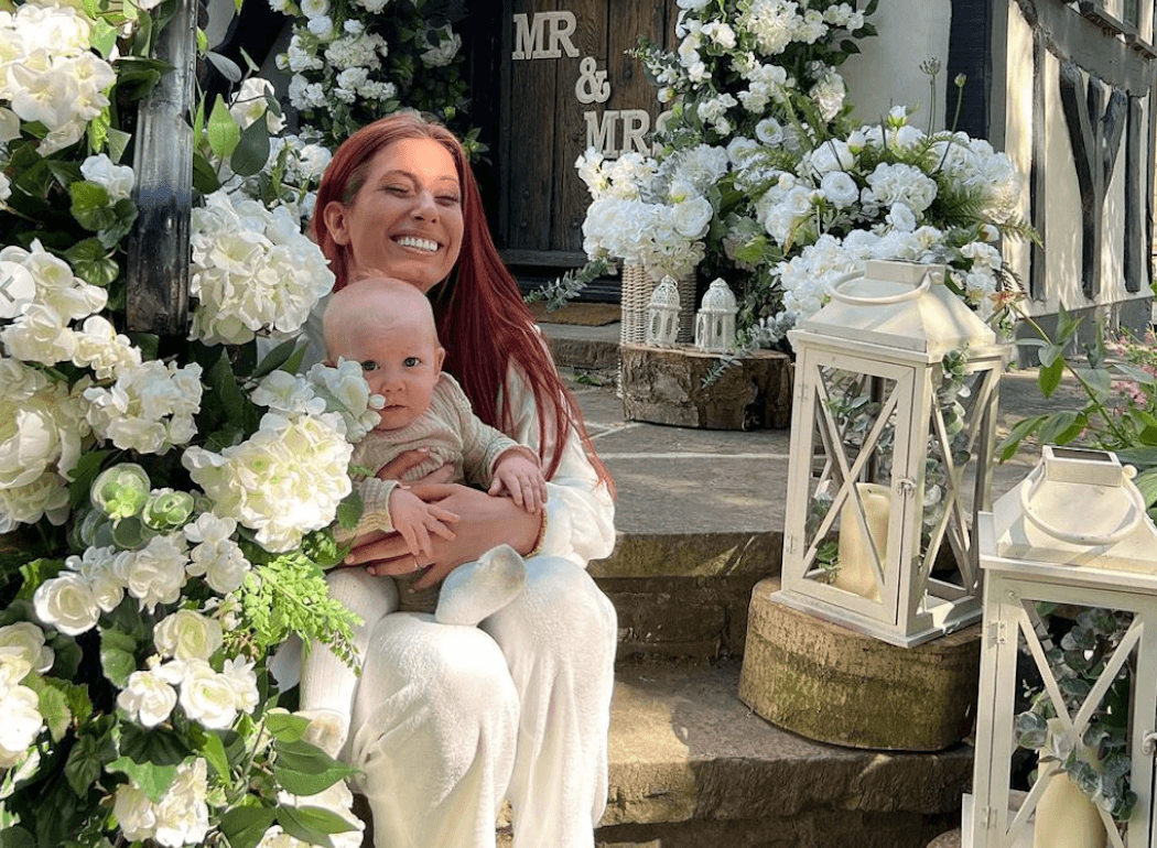 Stacey Solomon gives fans a glimpse at Rose’s wedding outfit