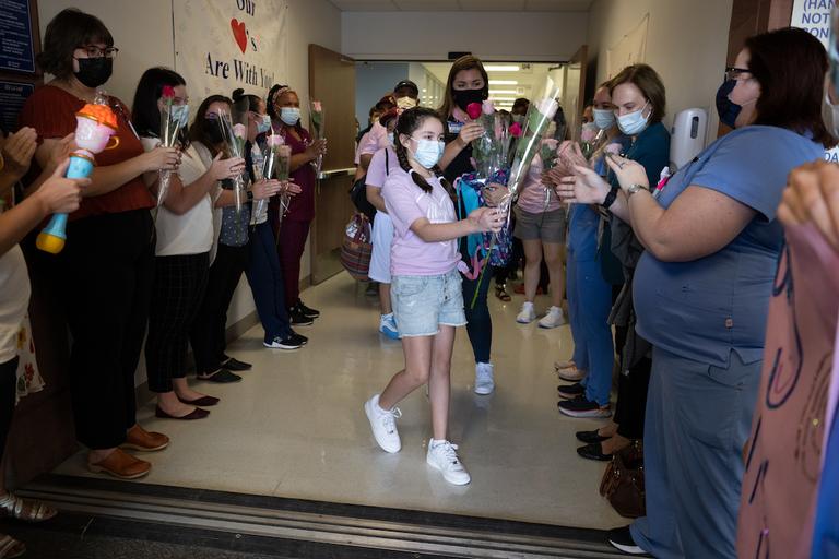 10-year-old Uvalde shooting survivor finally leaves hospital after two months 10-year-old Uvalde shooting survivor finally leaves hospital after two months