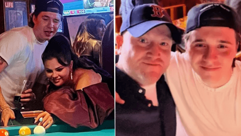 Irish lads miss their flight home, end up having pints with Brooklyn Beckham and Selena Gomez Irish lads miss their flight home, end up having pints with Brooklyn Beckham and Selena Gomez