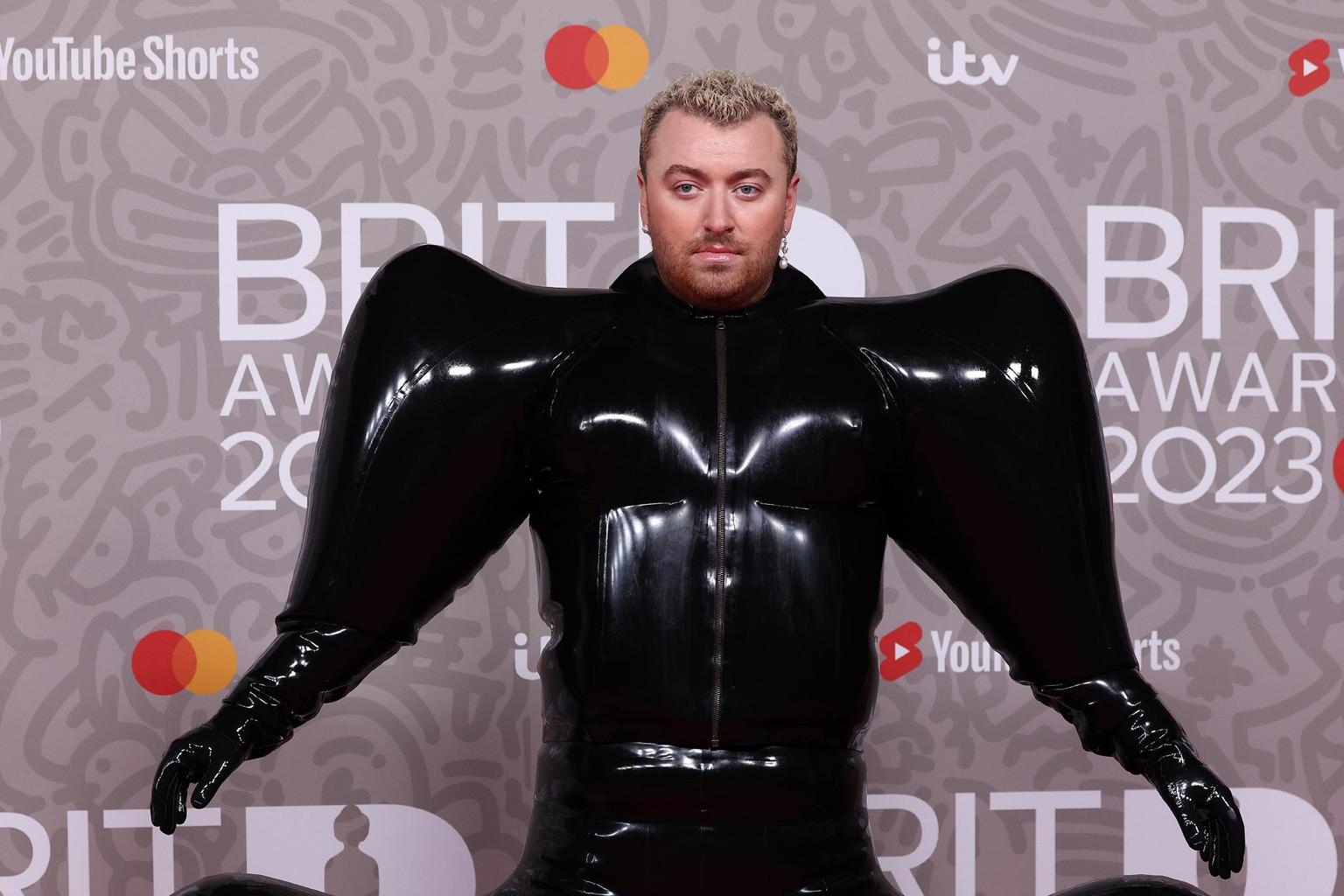People are raving about Sam Smith’s latex BRITs outfit