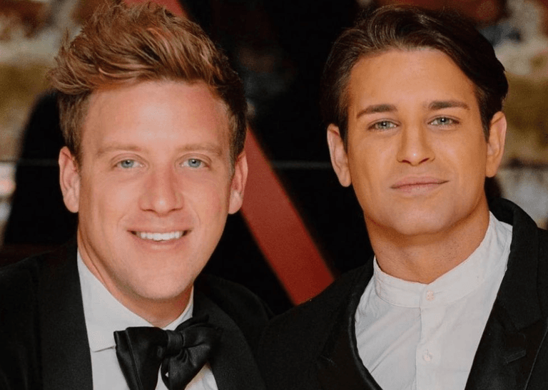 Ollie Locke and husband Gareth expecting twins after years of trying to start a family Ollie Locke and husband Gareth expecting twins after years of trying to start a family