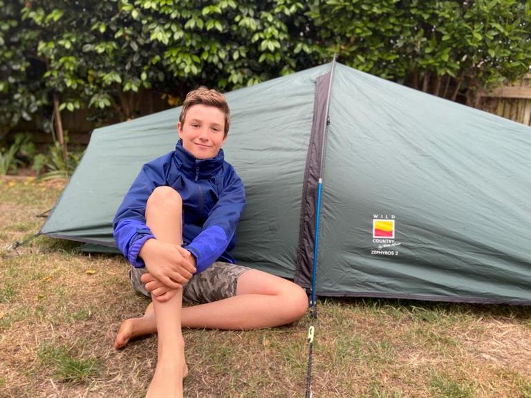 ‘Tent boy’ finally heading inside after three years of camping during which he raised £700k for charity ‘Tent boy’ finally heading inside after three years of camping during which he raised £700k for charity