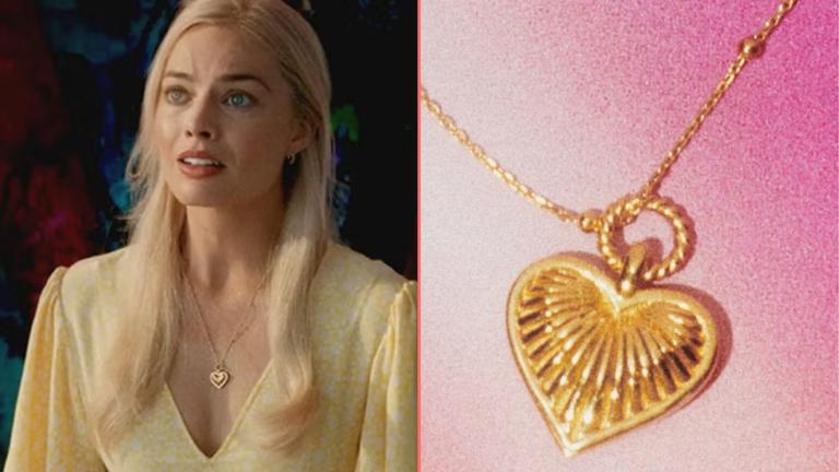 Here’s where you can pick up the Margot Robbie Barbie necklace as seen in the film Here’s where you can pick up the Margot Robbie Barbie necklace as seen in the film