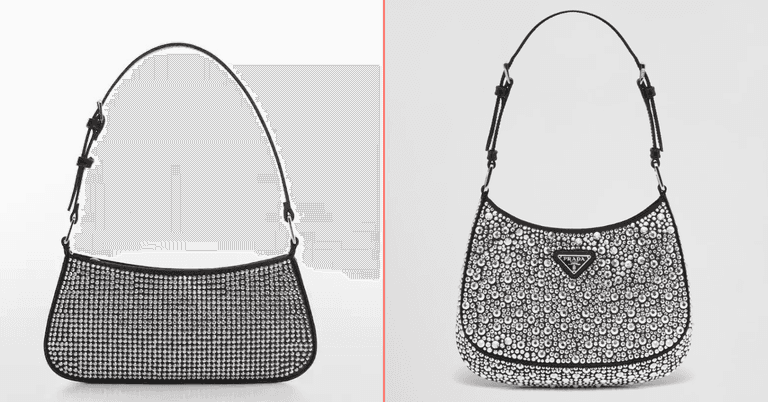 Mango has a €30 version of sparkly €3,400 Prada bag in time for party season Mango has a €30 version of sparkly €3,400 Prada bag in time for party season