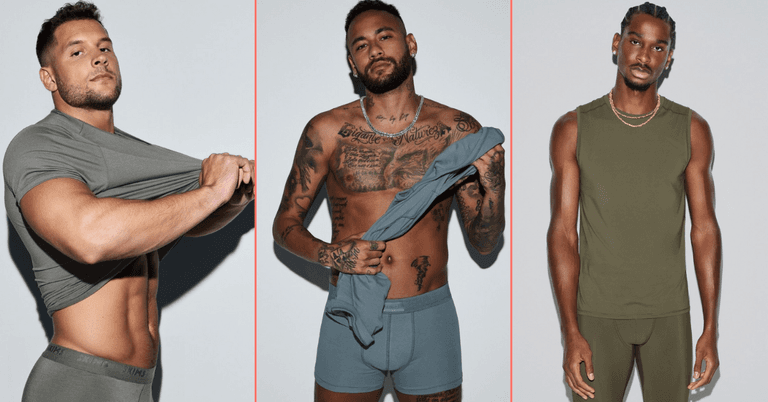 Kim Kardashian breaks website records with SKIMS menswear launch Kim Kardashian breaks website records with SKIMS menswear launch