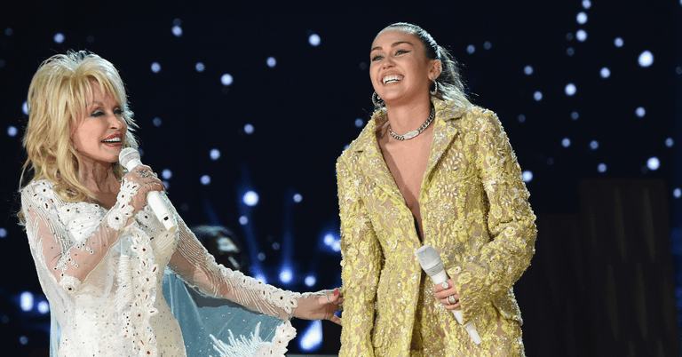 Dolly Parton teams up with Miley Cyrus for Wrecking Ball cover Dolly Parton teams up with Miley Cyrus for Wrecking Ball cover
