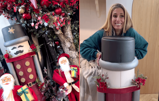 Stacey Solomon facing backlash over extreme Christmas decorations Stacey Solomon facing backlash over extreme Christmas decorations