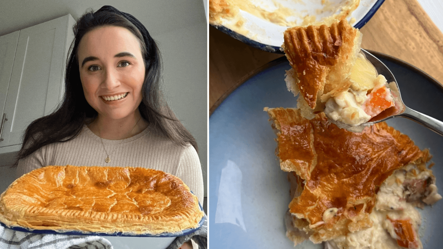 Got Christmas leftovers? Use them up with this savoury vegetable pie