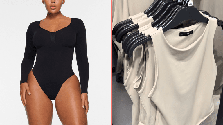 Tesco has a dupe for Skims body suit that looks just like the real thing Tesco has a dupe for Skims body suit that looks just like the real thing