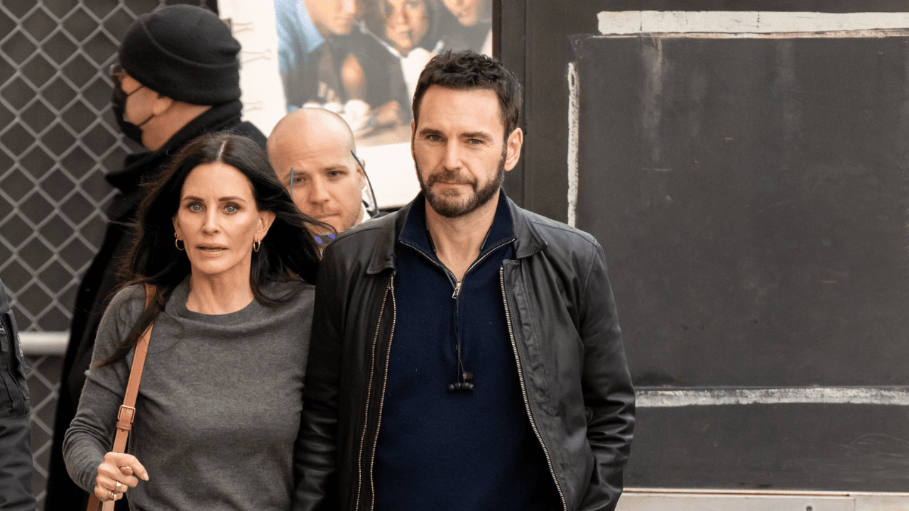 Courteney Cox and Snow Patrol’s Johnny McDaid spotted out in Derry