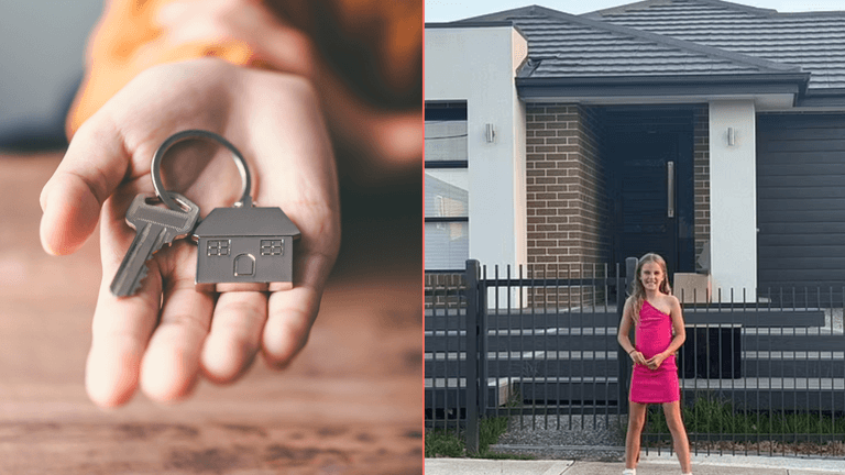 Eight-year-old girl becomes one of the world’s youngest homeowners Eight-year-old girl becomes one of the world’s youngest homeowners