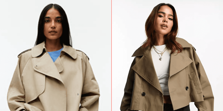 ‘A cropped trench coat is a must-have for your spring wardrobe’ ‘A cropped trench coat is a must-have for your spring wardrobe’