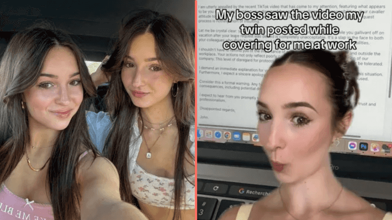 Woman ‘lets her identical twin go to work for her while she goes on holiday’ Woman ‘lets her identical twin go to work for her while she goes on holiday’