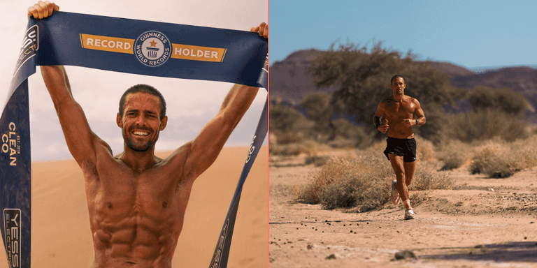 Spencer Matthews sets Guinness World Record with 30 marathons in 30 days Spencer Matthews sets Guinness World Record with 30 marathons in 30 days