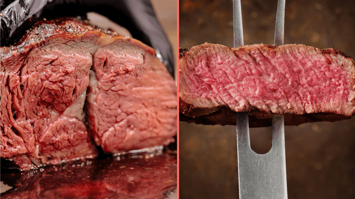 People are only just realising that the red juice in rare steak isn’t blood