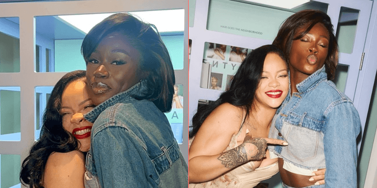 Rhasidat Adeleke shares ‘fangirl moment’ with Rihanna at Fenty Hair launch Rhasidat Adeleke shares ‘fangirl moment’ with Rihanna at Fenty Hair launch
