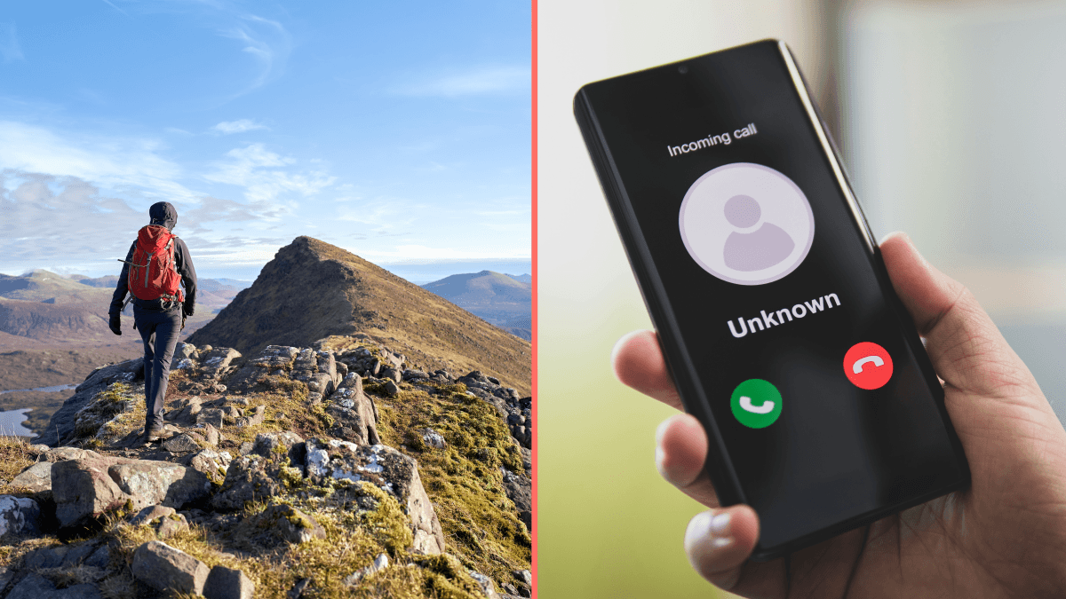 Hiker who was lost for 24 hours ignored calls from rescuers because it was an unknown number