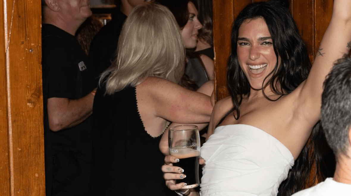 Dua Lipa celebrates sold-out shows with Dublin lock-in